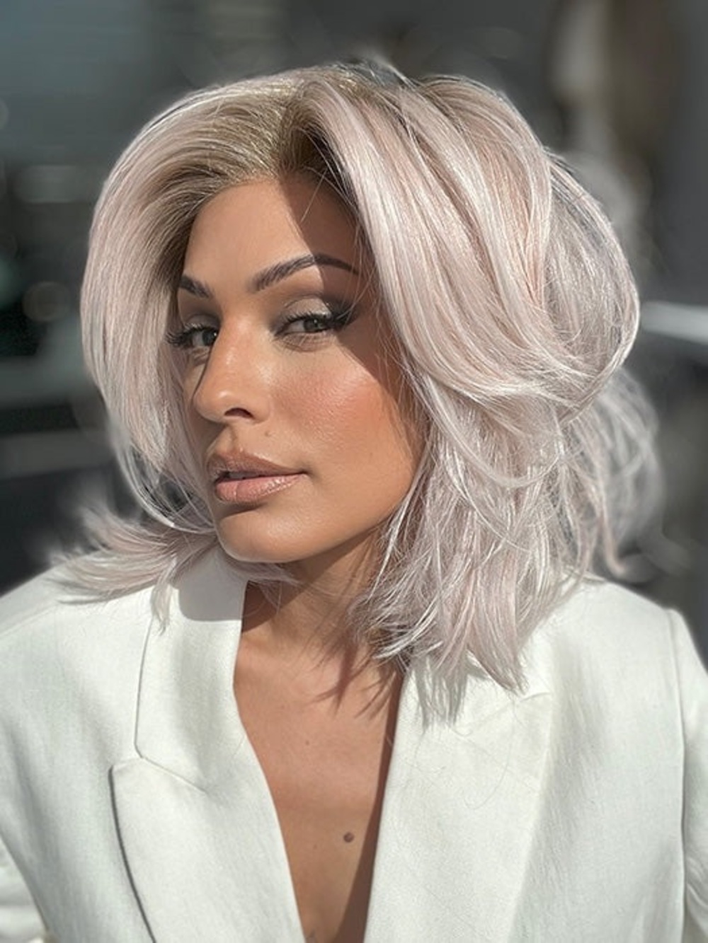 Estetica Mellow wig polarizing pink